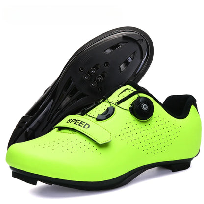 Professional New Sneakers Men Ultralight Double Buckle Cycling Shoes MTB Luminous Road Bike Shoes