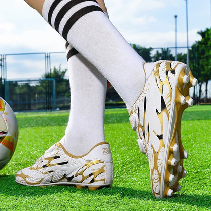 Chaussures de Football pour enfants, crampons de Football en plein air, chaussures de sport professionnelles pour garçons et filles, bottes de terrain de Football de haute qualité pour enfants