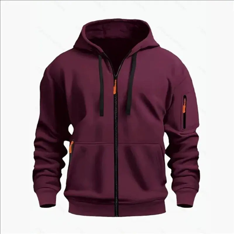 Produit gaming premium Fraquane, produits de luxe, nouvelle génération, équipement gamer. Men's Sweatshirts with Zipper Pockets Thin Solid Color Half Tracksuit Casual Outdoor Hooded Tracksuit Long Sleeves Jacket Coats