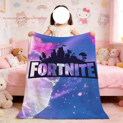F-Fortnite Logo Game Blanket Soft Throw Blanket for Picnic Bed Sofa Home Bedroom Cozy Warm Comfortable