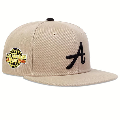 Unisex Gothic Letter Embroidery Hip-hop Hats Spring and Autumn Outdoor Adjustable Casual Hats Sunscreen Hat