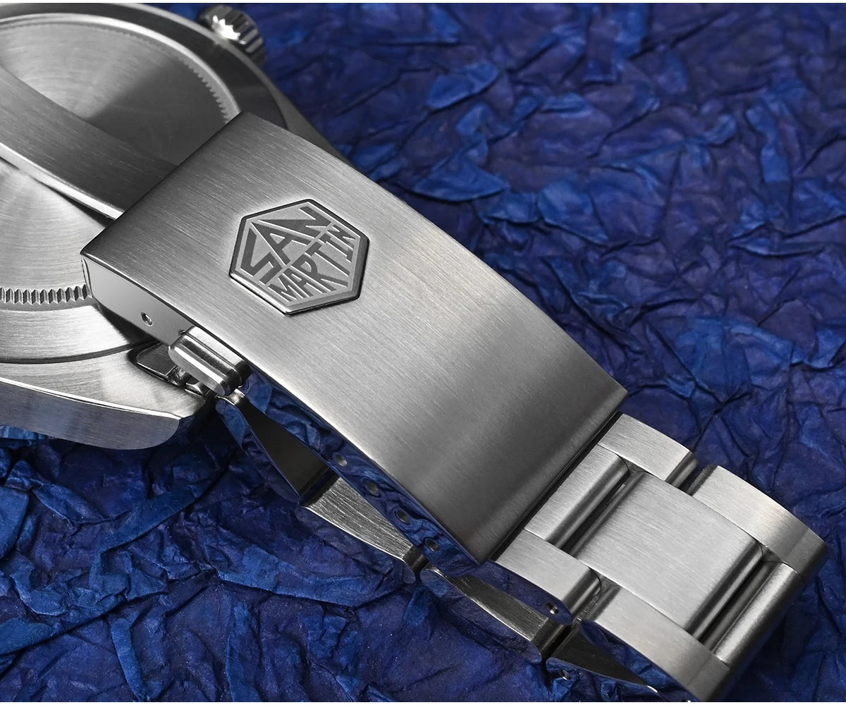 Relógio mecânico automático San Martin New 39mm NH34 BB GMT, relógio desportivo, safira, luminoso, impermeável 100m, para homem, Relogio SN0054