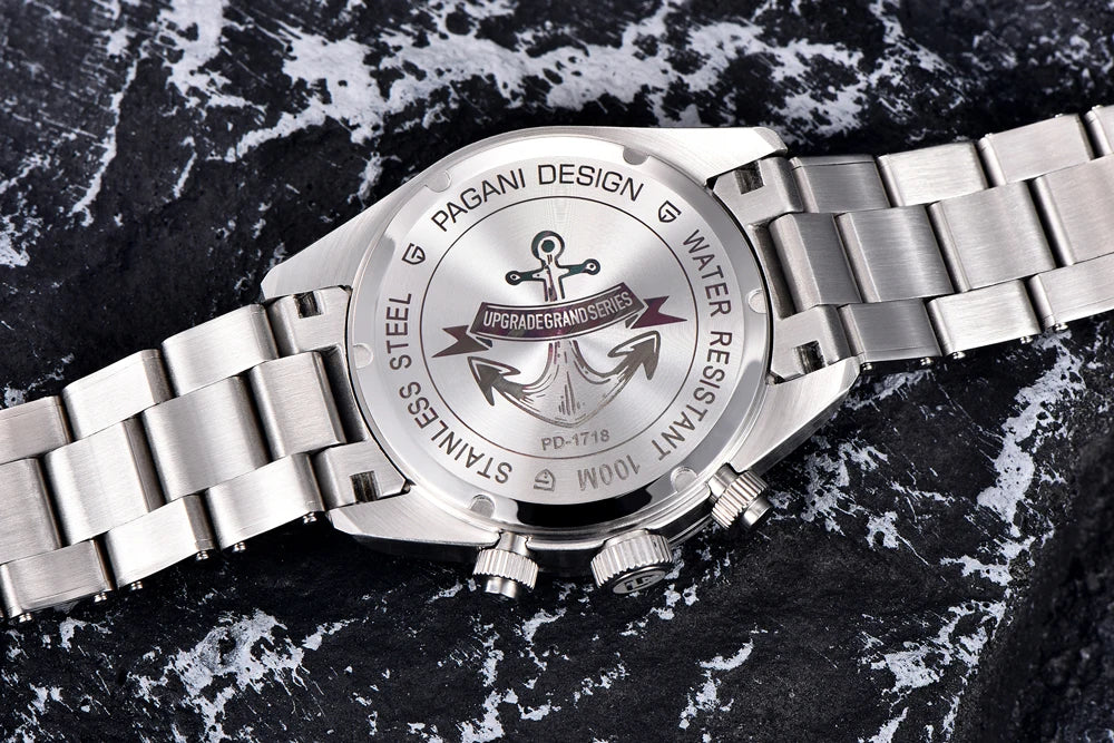PAGANI DESIGN New Panda Men's Watches Top Luxury Quartz Wristwatches Chronograph Watch Man 2026 Gift AR Sapphire Ceramic Bezel