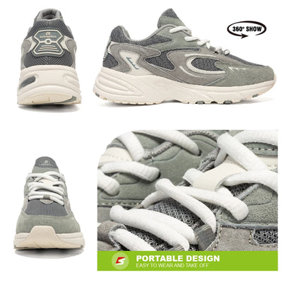 Baasploa New Running Shoes Men Outdoor Fashion Lightweight Mesh Sports Shoes Male Casual Breathable Non-Slip Walking Shoes