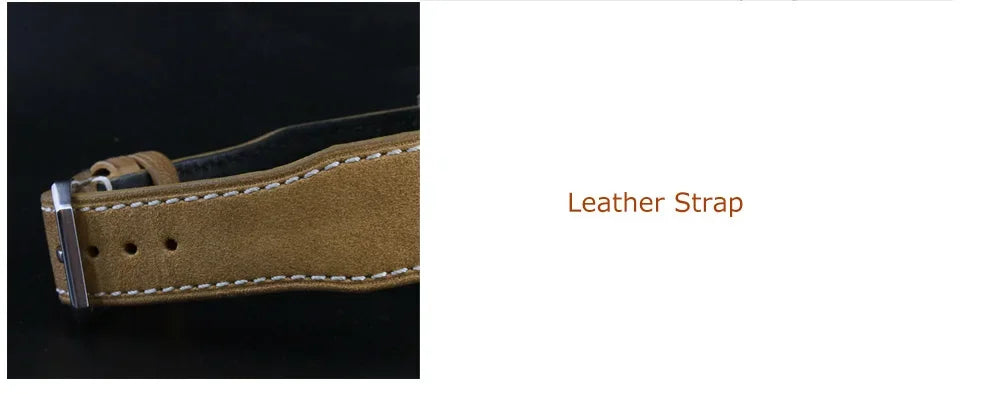 Corgeut 44mm Leather Luminous Mechanical Hand Winding Watch For Men 17 Jewels ST3600 Seagull 6497 Movement Sport Wristwatches