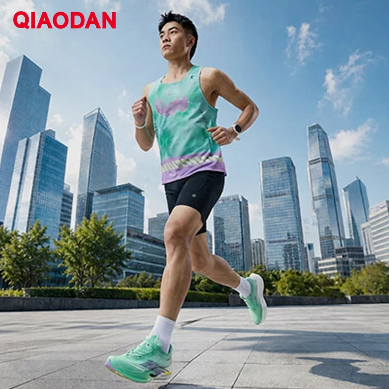 QIAODAN Feiying PB6.0 hardloopschoenen met koolstofplaat voor heren, professionele marathon-wedstrijdschoenen, lichtgewicht sportschoenen QDB023263299