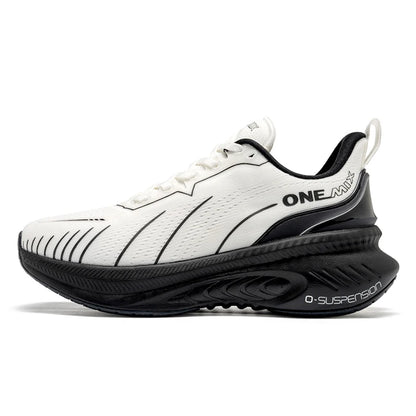 ONEMIX Nieuwe hardloopschoenen met demping voor heren, geschikt voor intensieve hardlopers, met veters, sportschoenen voor dames, antislip, outdoor, atletische herensneakers