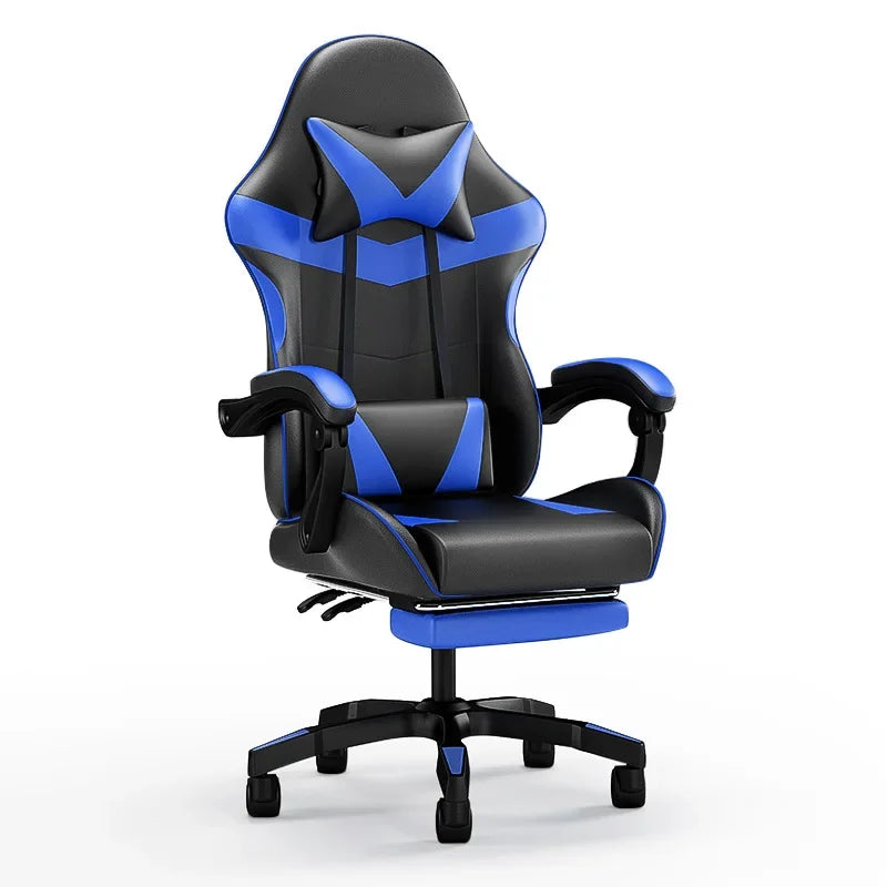 Chaise de jeu ergonomique, chaise de bureau pour ordinateur, chaise de jeu inclinable pour le bureau à domicile avec soutien du dos pour les sessions prolongées, chaise de jeu.