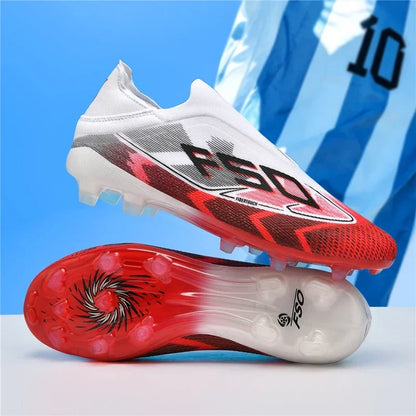 Nouvelles chaussures de football pour hommes, chaussures de football respirantes à haute cheville, ultralégères, antidérapantes, chaussures de sport de haute qualité, pour match en plein air
