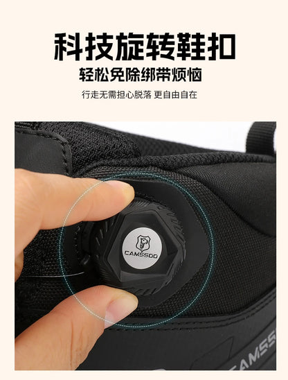 CAMSSOO Hiking Shoes Men Snow boots Outdoor Sports Climbing Shoes women Trekking Sneakers ankle boots hunting shoes travel boots