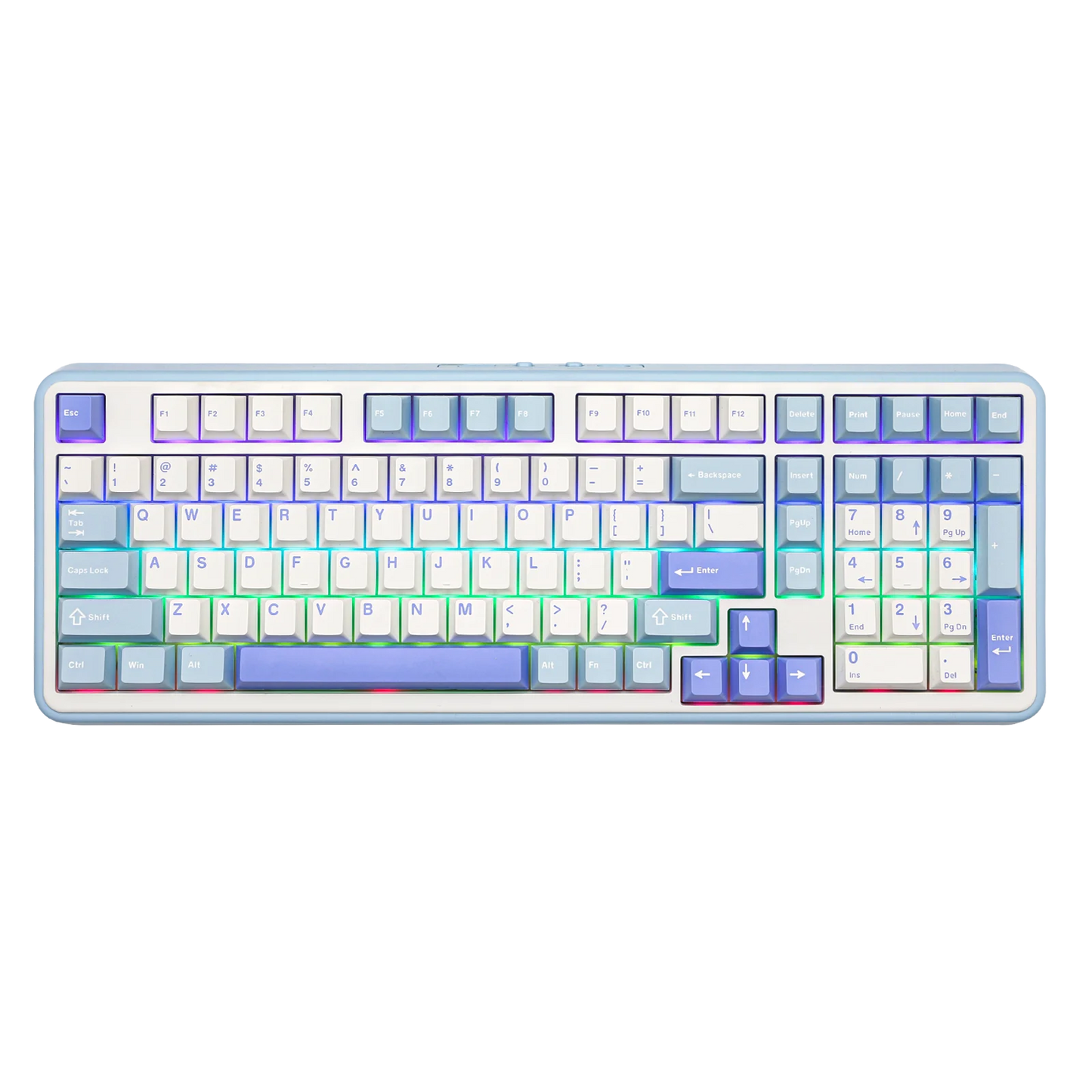 EPOMAKER TH99/TH99 Plus 96% QWERTY ANSI Wired/Bluetooth 5.0/2.4GHz Wireless Hot-Swap Gasket Mechanical Keyboard with Numpad
