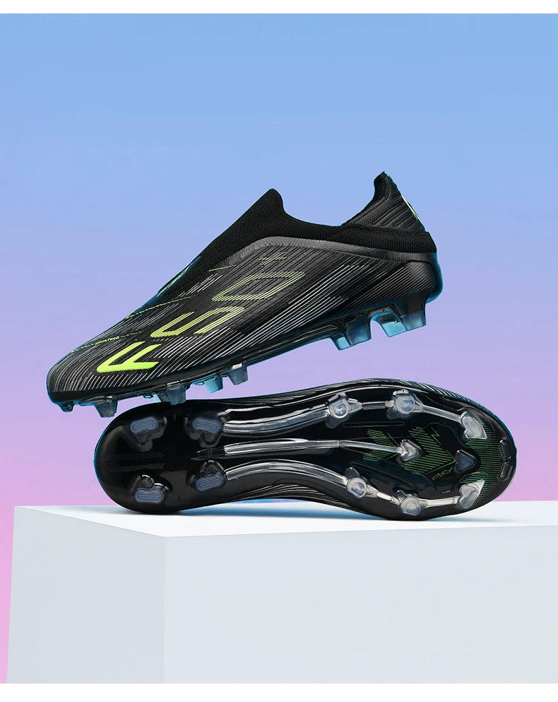 New Men Soccer Shoes Futsal Football Boots Sneakers Match Grass Cleats High-quality Non-Slip Indoor Hot-selling High-top Outdoor