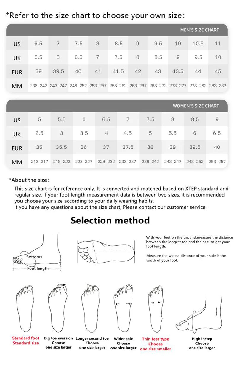 Xtep Running Shoes Non-Slip Soft Women’s Sports Shoes Leather Upper Shock Absorption Female Sneakers 879318110073