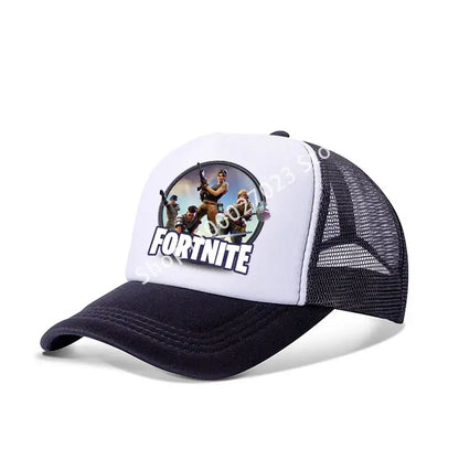 Fortnites Baseball Caps for Adult Boys Girls Cute Cartoon Summer Breathable Mesh Hat Anime Sunbonnet Headgear New Birthday Gifts