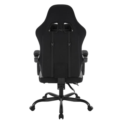 WOLTU Swivel Computer Chair with Massage Function Ergonomic Office Chair with Pillow & Footrest Height Adjustable Gaming Chair