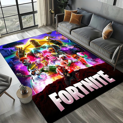 2025 Games 3D F-Fortnite Cartoon Carpet Rug for Living Room Bedroom Home Sofa Decoration,Kids play Area Rug Non-slip Floor Mat
