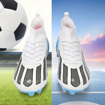 New Men's Football Boots Cleats Boys Ultralight Sport Soccer Shoes Adult Professional Non-Slip Comfortable Training Match Grass