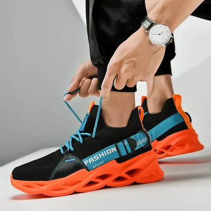 Men's Breathable Fashion Mesh Running Shoes High Quality Unisex Lightweight Tennis Athletic Sneakers 2023