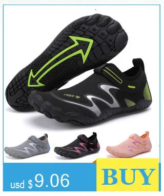 Uomo Donna Scarpe da acqua Scarpe acquatiche Scarpe drenanti Sport da spiaggia Sandali da nuoto Asciugatura rapida Canottaggio A piedi nudi Immersioni Pesca Surf Sneakers
