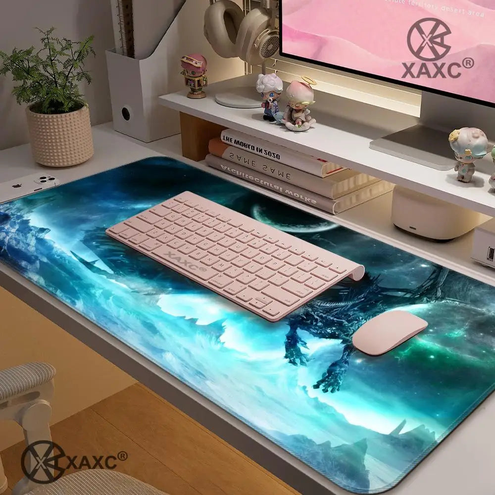 Podkładka pod mysz Lich King World Of Warcraft XAXC, duża podkładka na biurko pod klawiaturę i mysz, antypoślizgowa gumowa podkładka gamingowa pod mysz, mata pod mysz do laptopa