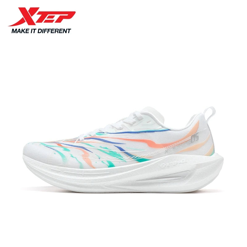 Xtep One Piece Modeling 5.0 Impact-Resistant Men's Lightweight Quick-Drying Marathon Running Sneakers 874219110036