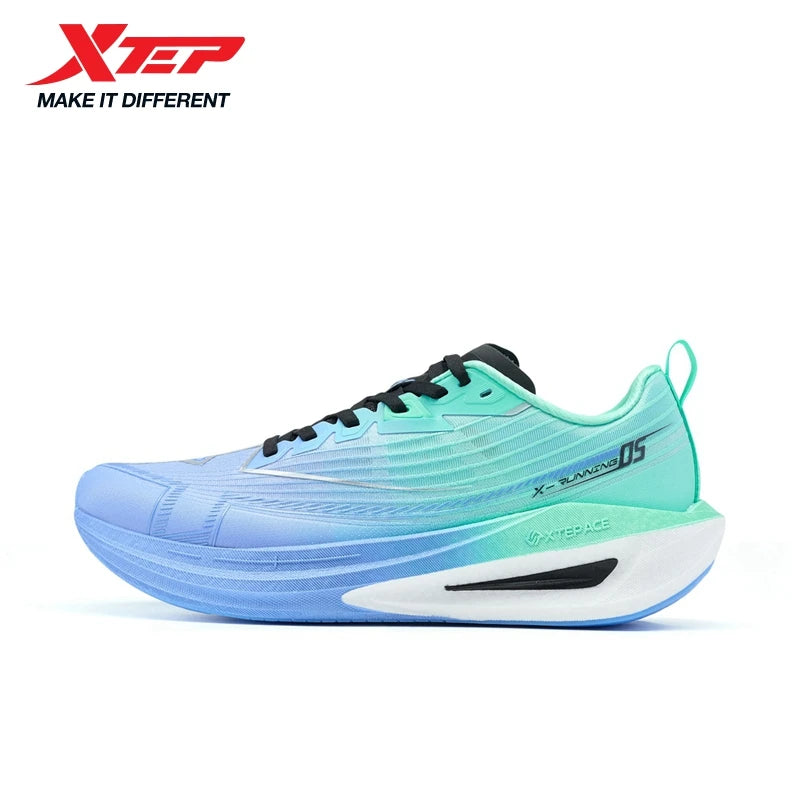 Xtep One Piece Modeling 5.0 Impact-Resistant Men's Lightweight Quick-Drying Marathon Running Sneakers 874219110036