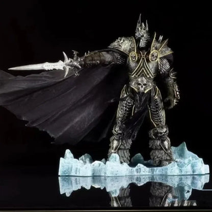 Model figurină anime World of Warcraft periferice de joc 36cm, al 7-lea Lich King Illidan Stormrage, decorațiune pentru birou, cadouri, jucării pentru copii
