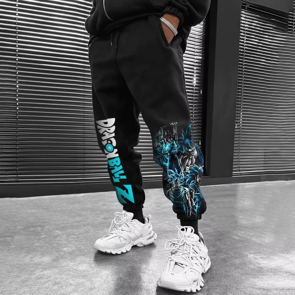 Pantalones deportivos Dragon Ball para hombre Broly primavera, otoño e invierno, anime japonés, jogger Y2K Harajuku de algodón