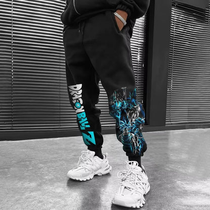 Pantalones deportivos Dragon Ball para hombre Broly primavera, otoño e invierno, anime japonés, jogger Y2K Harajuku de algodón