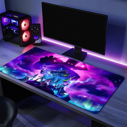 Game F-Fortnite Survival Battle Mouse Pad Large Desk Mat Keyboard Ergonomic Office Rubber PC Non-slip Anti-fray Home Custom