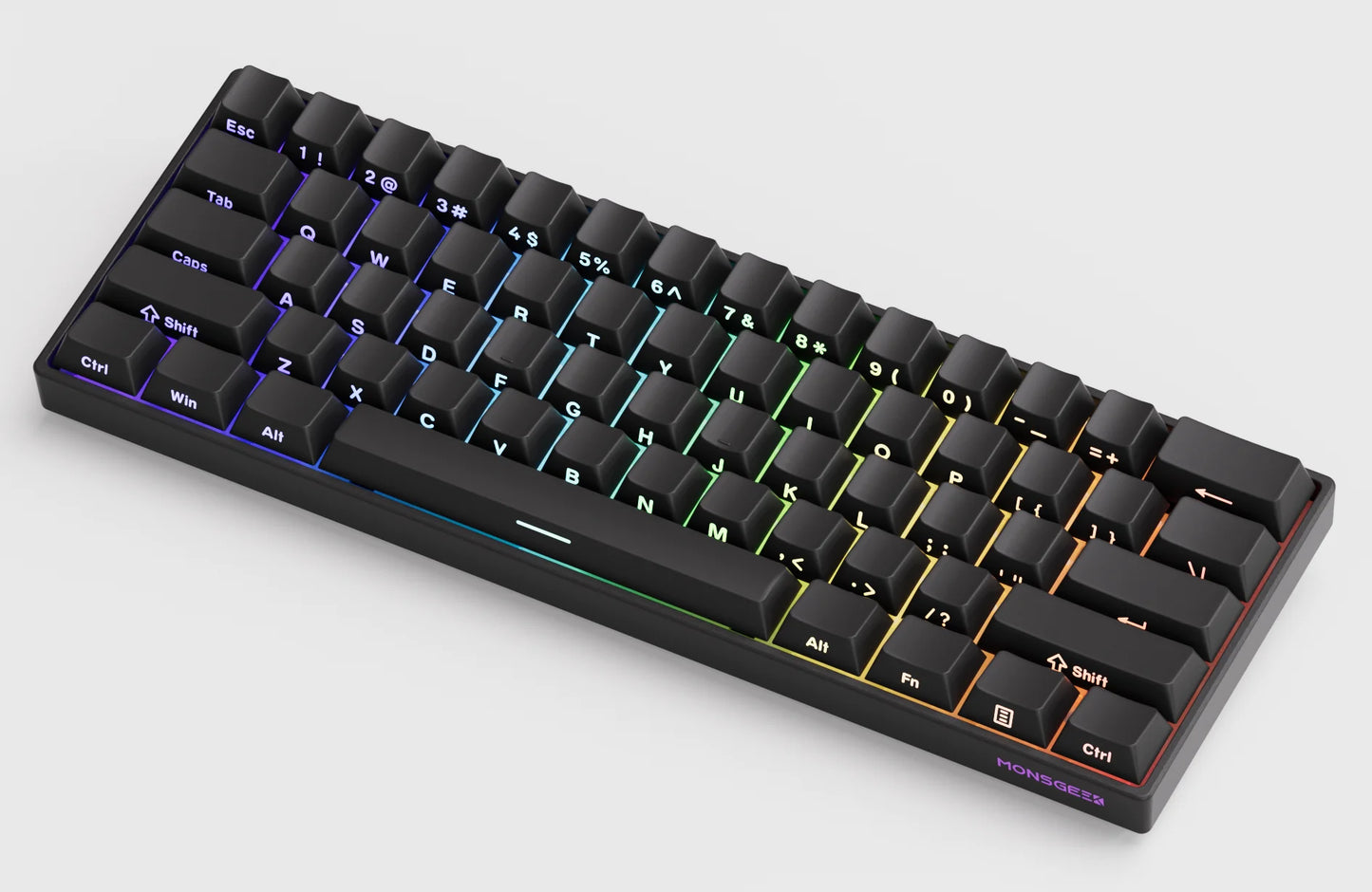 MONSGEEK FUN60 PRO&MAX HE Mechanical Keyboard Magnetic Switch 60% Wireless Gaming Keyboard Rapid Trigger 8K ARGB Custom Keyboard
