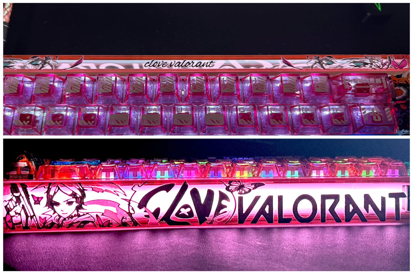 Novo AULA HERO 68HE/ULTRA — Kits de autocolantes, teclado gaming com interruptores magnéticos e acessórios para teclado mecânico com fios personalizado para e-sports