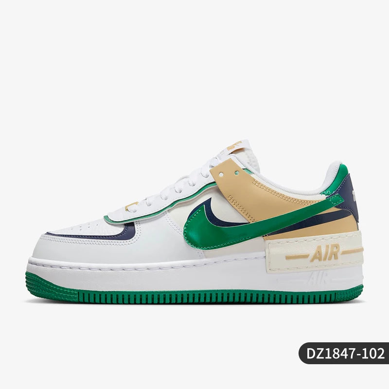 Nike originalni ženski športni copati AF1 Shadow z debelo podplatom, odporni na obrabo, za vsakdanjo rabo, DZ1847-102