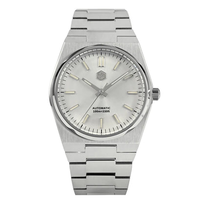 Orologio da uomo San Martin Classic 40mm Miyota 9015 di lusso elegante, orologio da polso meccanico automatico con bracciale a rilascio rapido SN0023