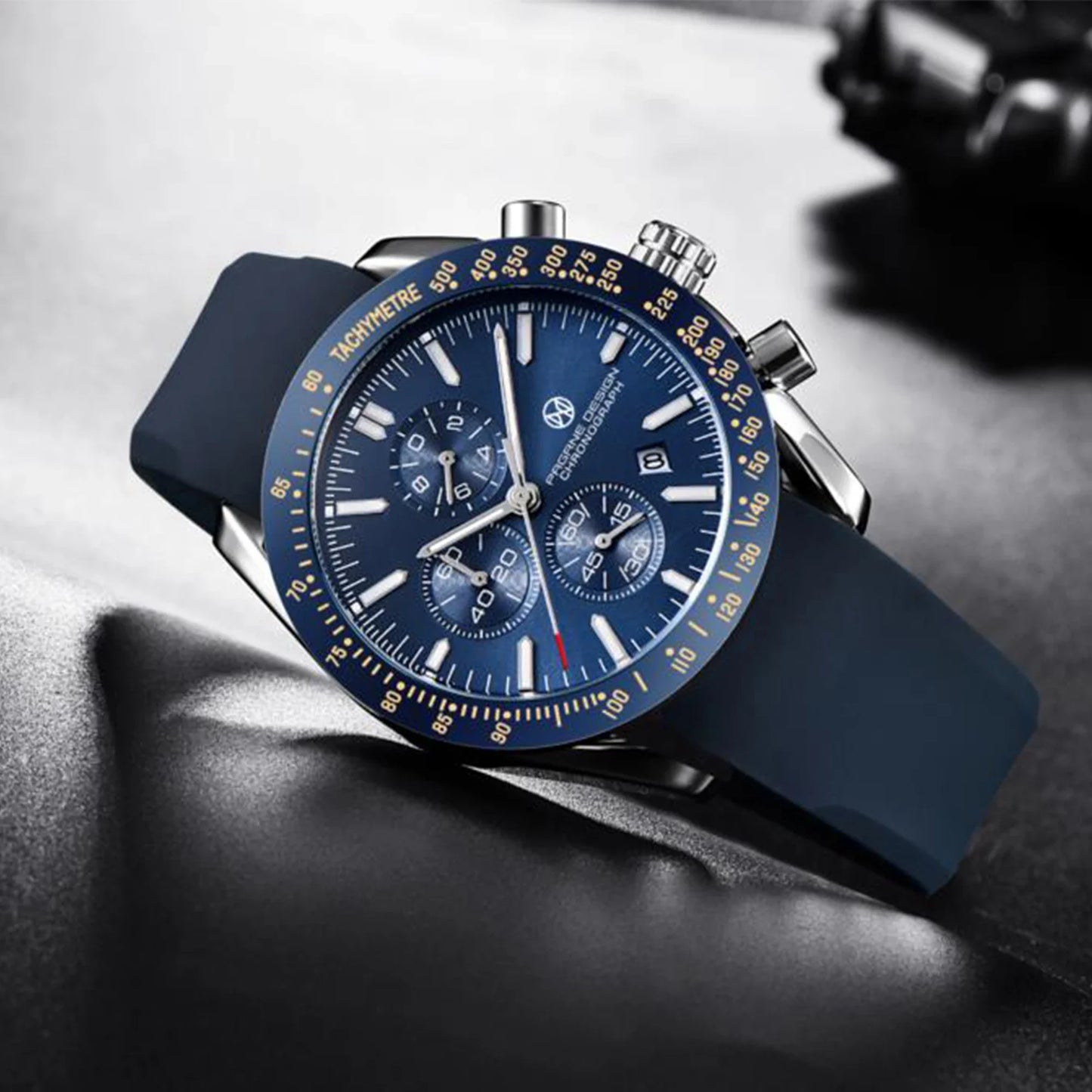 PAGANI DESIGN 45MM 2026 Men Quartz Watches 30M Waterproof Luxury Business Stainless Steel Relogio Masculino 5140