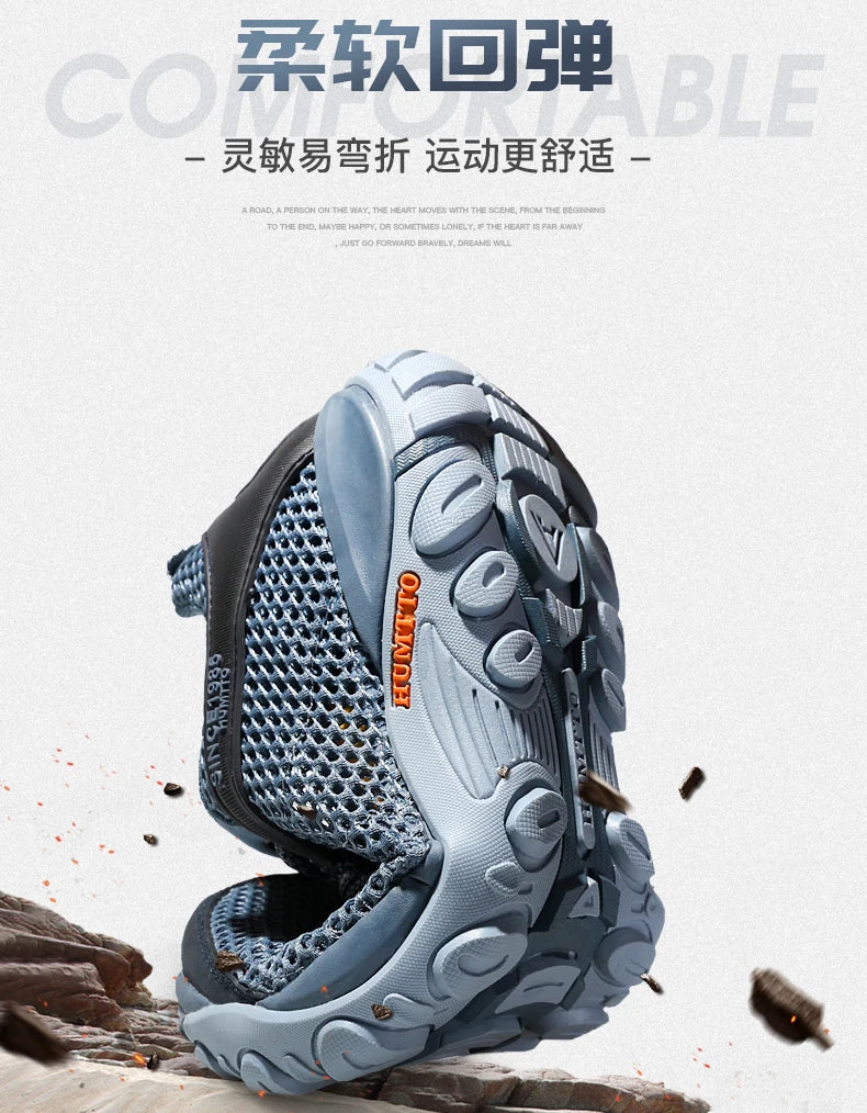 HUMTTO Scarpe da trekking da uomo traspiranti per sport all'aria aperta, scarpe da arrampicata, scarpe da caccia da donna, scarpe da trekking, sneakers, stivaletti, scarpe tattiche