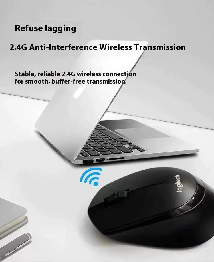 Logitech M330 Professionelle Büromaus, kompakt, leise, leicht zu transportieren, angenehm in der Handhabung und speziell entwickelt1