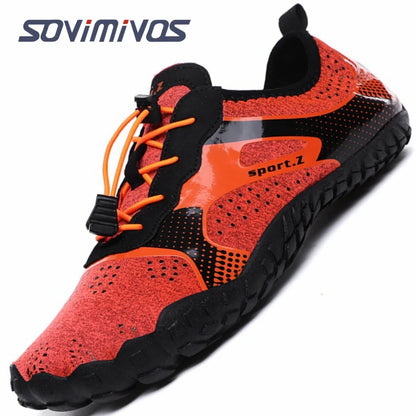Water Shoes for Men Barefoot Beach Shoes Breathable Sport Shoes Quick Dry River White Sea Aqua Sneakers Soft Beach Sneakers