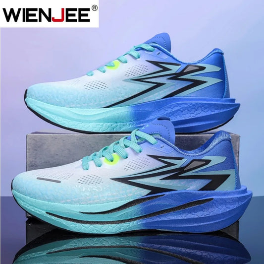 Men's Sports Running Shoes, Casual Marathon, Lightweight, Comfortable Women's Athletic Non-Slip Walking Sneakers, Outdoor Couple Shoes