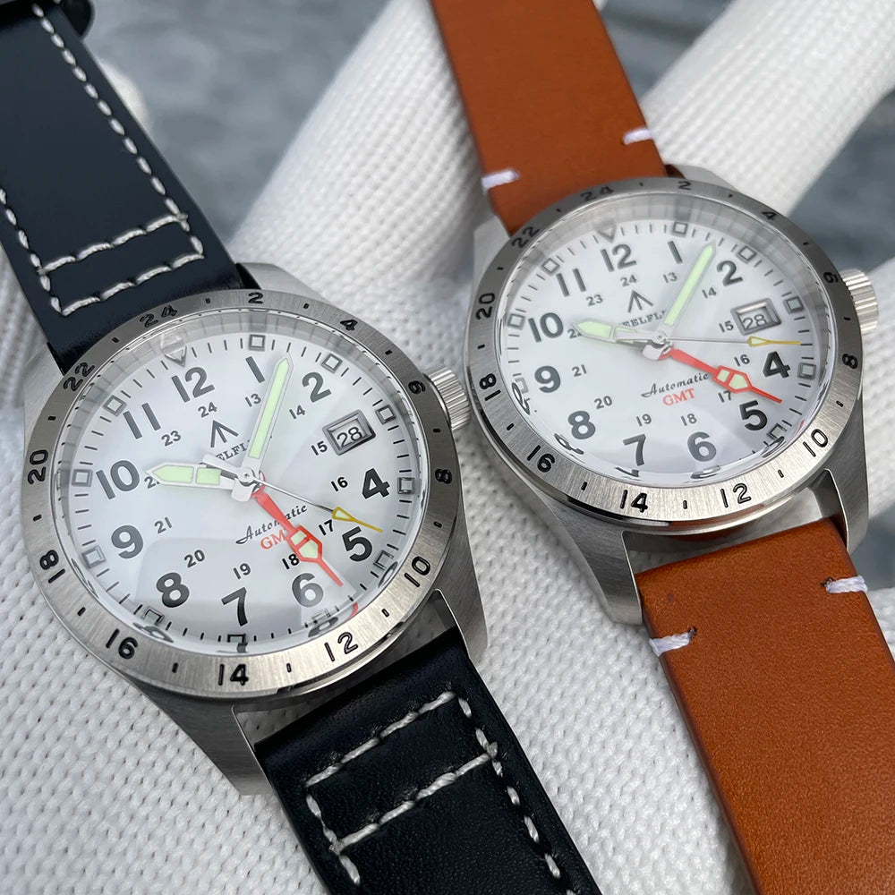 STEELFLIER Official SF792 GMT Mechanische Armbanduhr NH34 Uhrwerk Super BGW9 C3 Leuchtmasse 200M wasserdichte Luxus-Taucheruhr für Herren