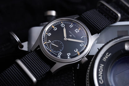 Baltany Dirty Dozen Watch Men's S2019 Military Vintage Wristwatch Small Seconds Hand VD78 Quartz Luminous 100M Waterproof Field Watch