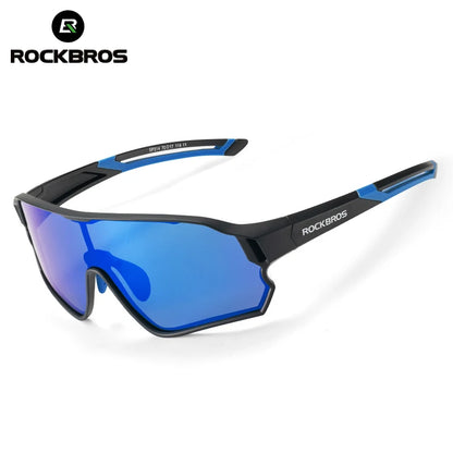 ROCKBROS Kids Polarized Photochromic Cycling Glasses UV400 Protection Outdoor Sports Sunglasses Child MTB Bicycle Eyewear