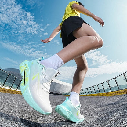 Marathon Men Running Shoes Sports Speciality Breathable Lightweight Women's Athletic Nonskid Carbon Board Comfortable Sneakers