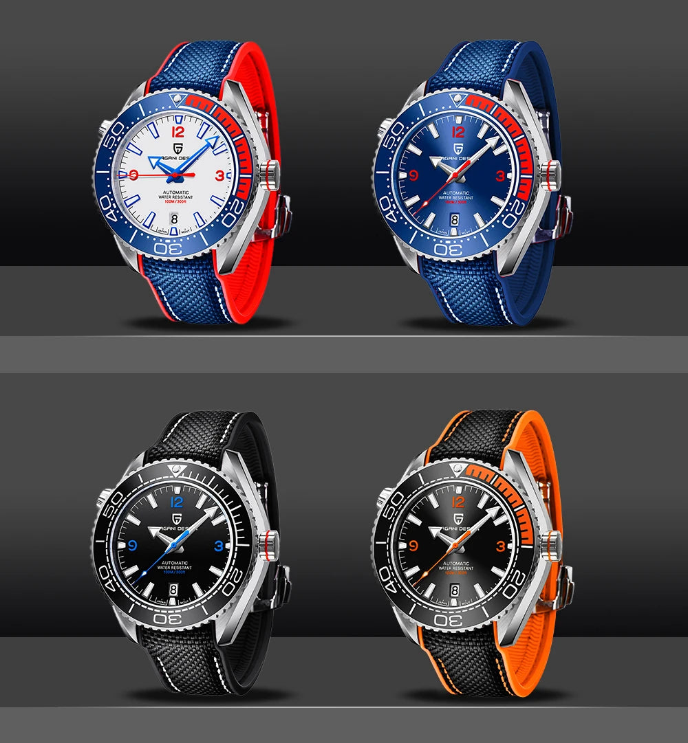 2025 PAGANI DESIGN V2 42MM Men Watch Sapphire Luxury Mechanical Wristwatch Japan movement Stainless Steel Waterproof Men Watches