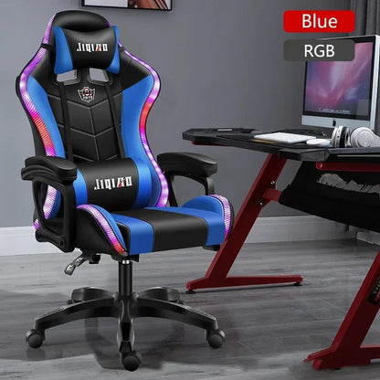 High quality gaming chair RGB light office chair gamer computer Ergonomic swivel chair Massage Recliner New gamer chairs