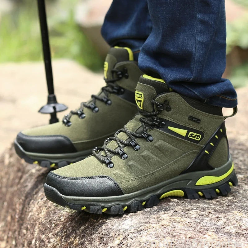 Couples Outdoor Hiking Shoes Comfortable Wear-Resistant Camping Climbing Mountain Shoes Breathable Sports Shoes Camping Boots