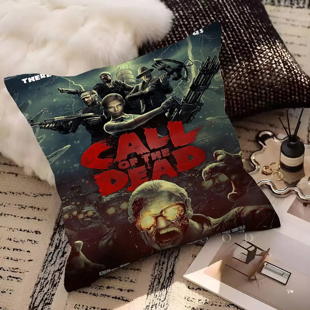 Game C-call Of D-duty Pillow Anime Pillow Sofa Bed Head Pillow Cover Cushion Cover 45x45 Cm Fashion