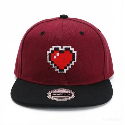 Minecrafts Unisex Embroidery Hip hop Hats Outdoor Adjustable Casual Baseball Cap Cute Cartoon Retro Sunscreen Hat Adult Headgear