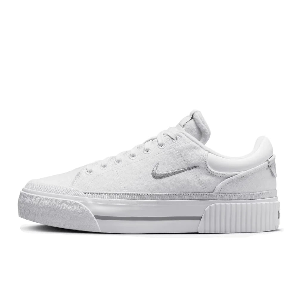 Nike Court Legacy Lift, diseño de suela elevada: antideslizante, amortiguación cómoda, zapatillas clásicas y duraderas DM7590-112