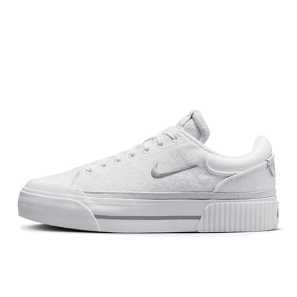 Nike Court Legacy Lift, diseño de suela elevada: antideslizante, amortiguación cómoda, zapatillas clásicas y duraderas DM7590-112